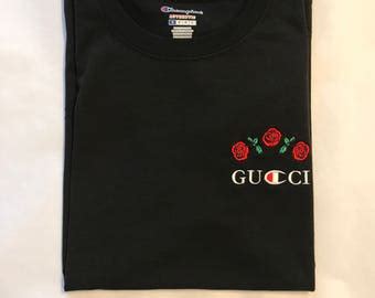 gucci champion rose shirt|gucci fashion show.